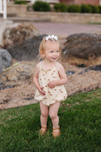 Baby Girl Horse Tank Bubble Romper