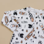 Bamboo Zip Romper | Skater