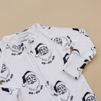 Bamboo Zip Romper | Cool Santa