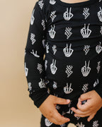Skelly Vibes Bamboo Two-Piece Pajama Set