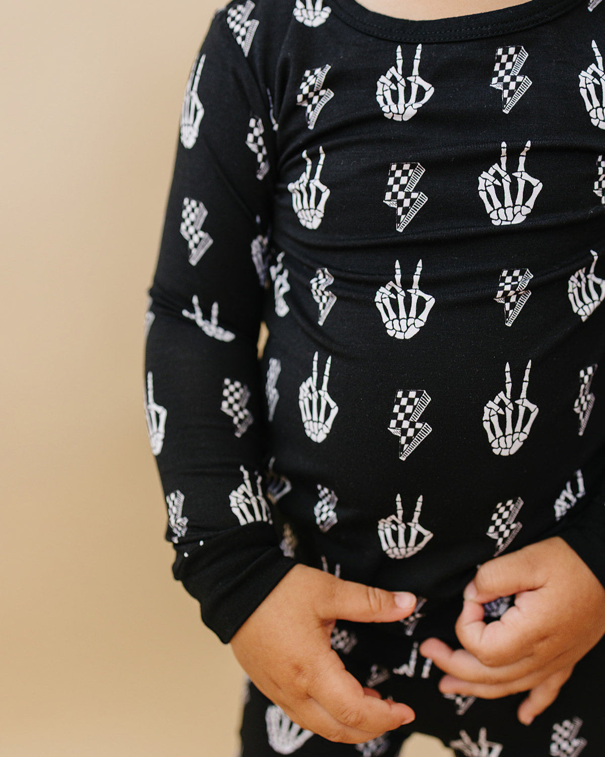 Skelly Vibes Bamboo Two-Piece Pajama Set