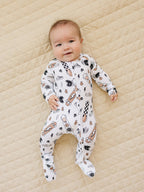 Bamboo Zip Romper | Skater