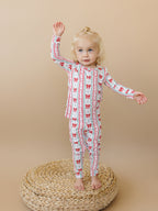 Bamboo Two Piece Set | Retro Candy Cane