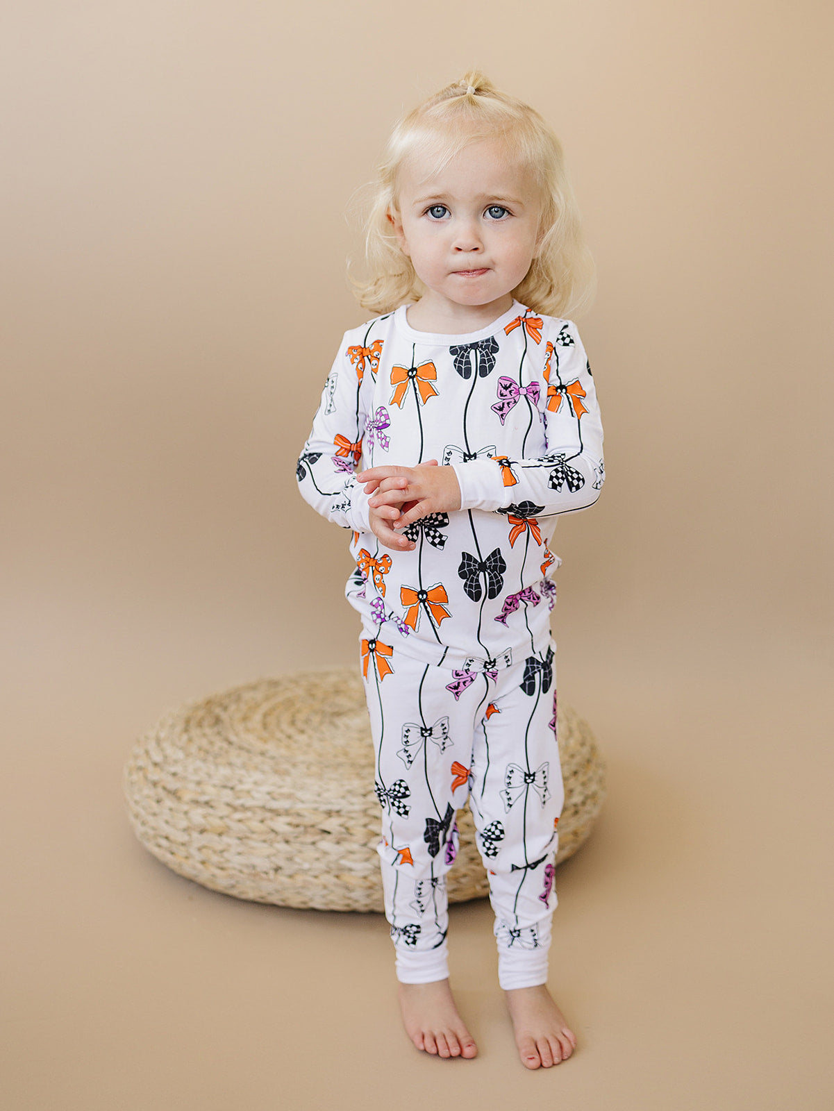 Bamboo Two Piece Pajama Set | Spooky Bows