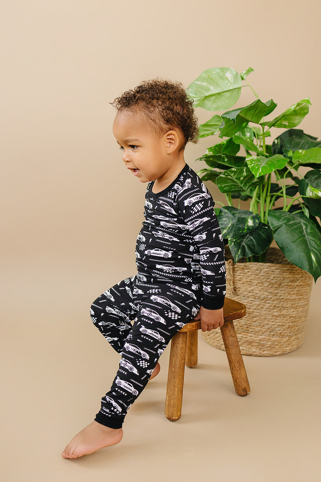 Bamboo Two Piece Set | Race Cars