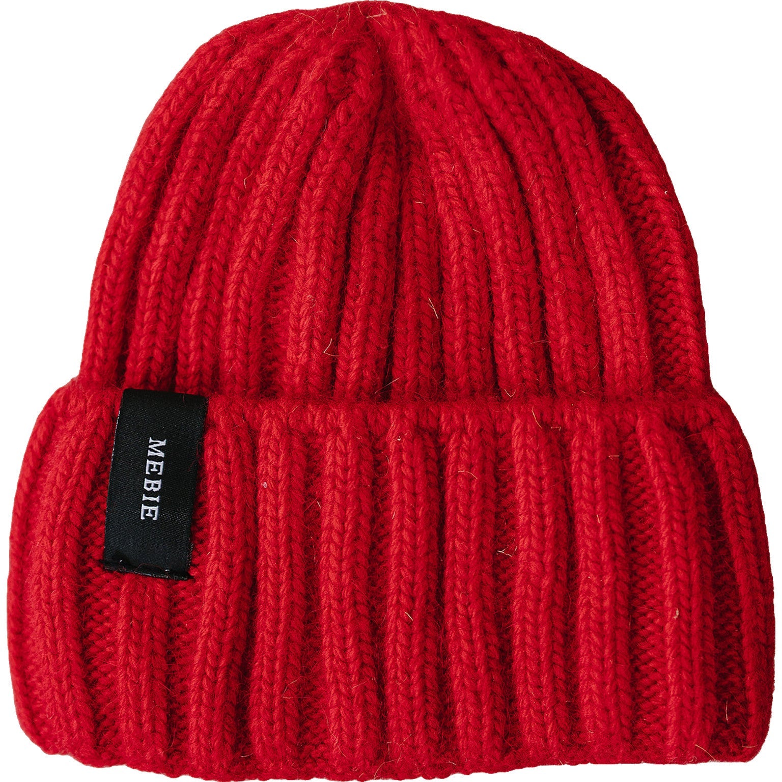 Red Chunky Knit Beanie