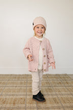 Light Pink Chunky Knit Beanie