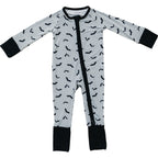 Bats Bamboo Zipper Pajama Romper