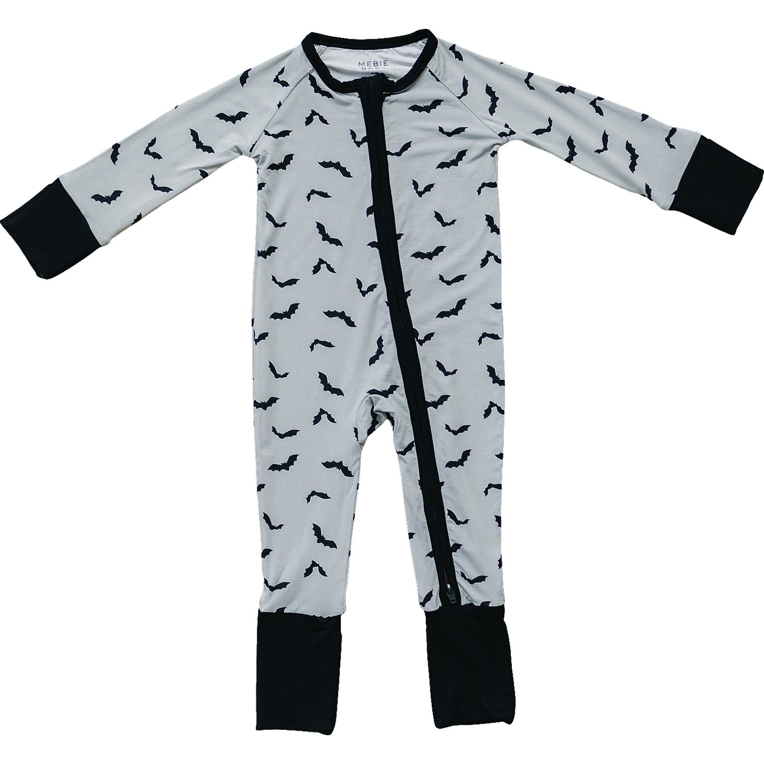 Bats Bamboo Zipper Pajama Romper