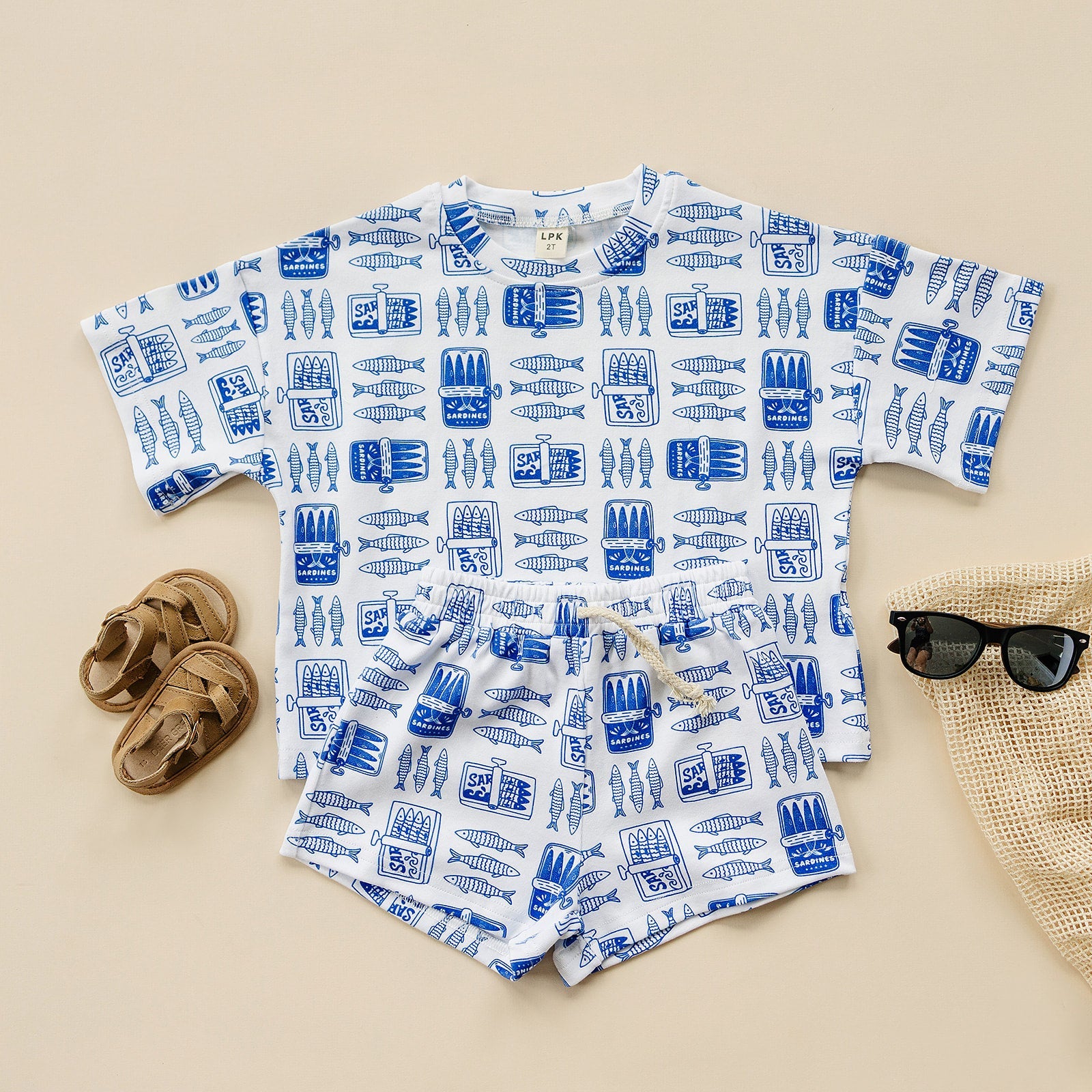 Sardines Shorts Set