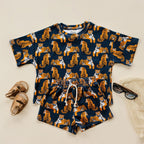 Tiger Shorts Set