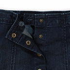 A-Line Snap Front Skirt