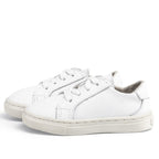 All White KidsLeather Sneakers - Blissfully Lavender BoutiquePiper finn