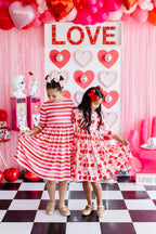 All You Need is Love 3/4 Sleeve Pocket Twirl Dress - Blissfully Lavender BoutiqueMila & Rose ®