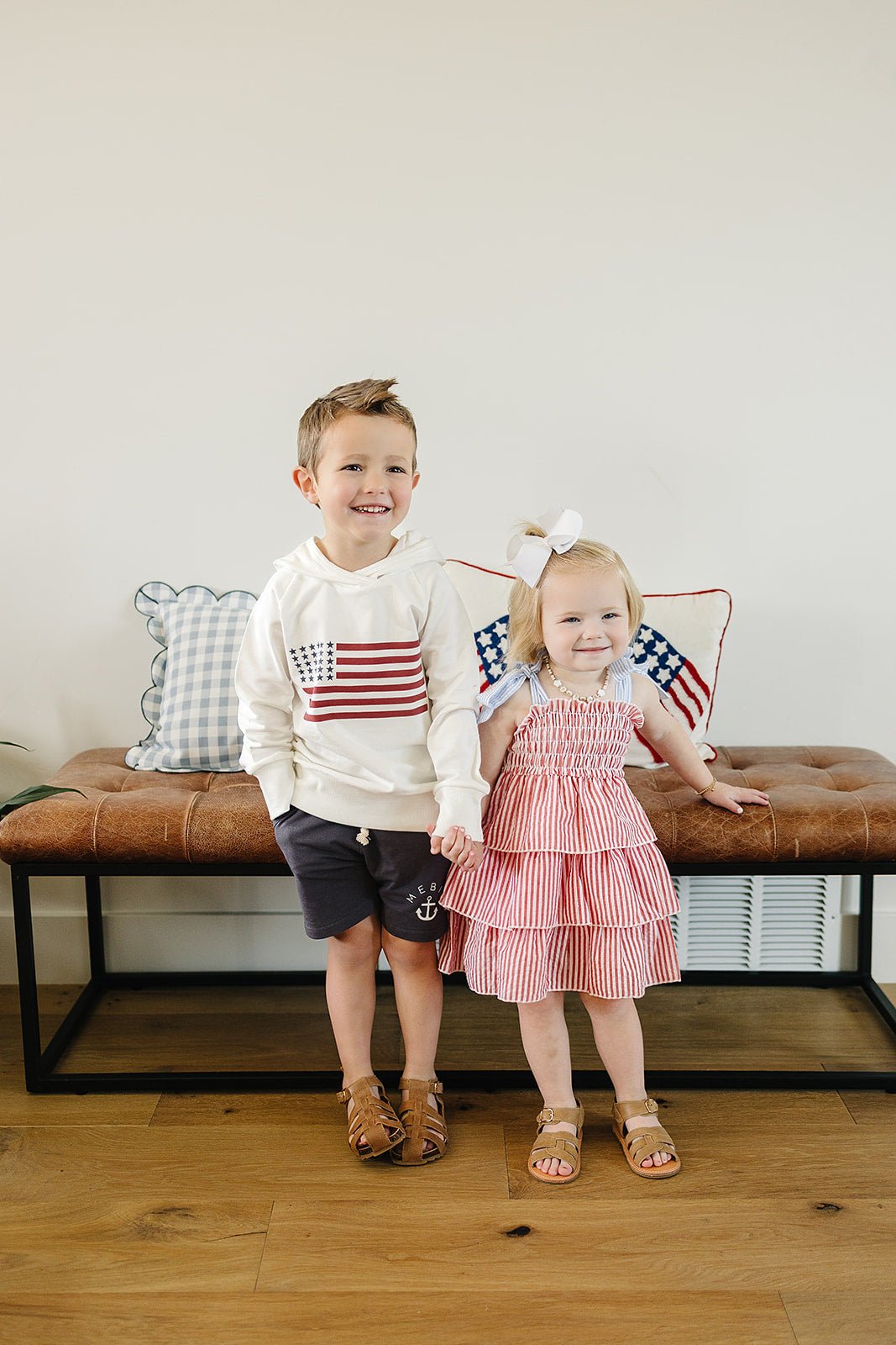 American Flag Hoodie - Blissfully Lavender BoutiqueMebie Baby