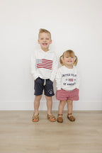 American Flag Hoodie - Blissfully Lavender BoutiqueMebie Baby
