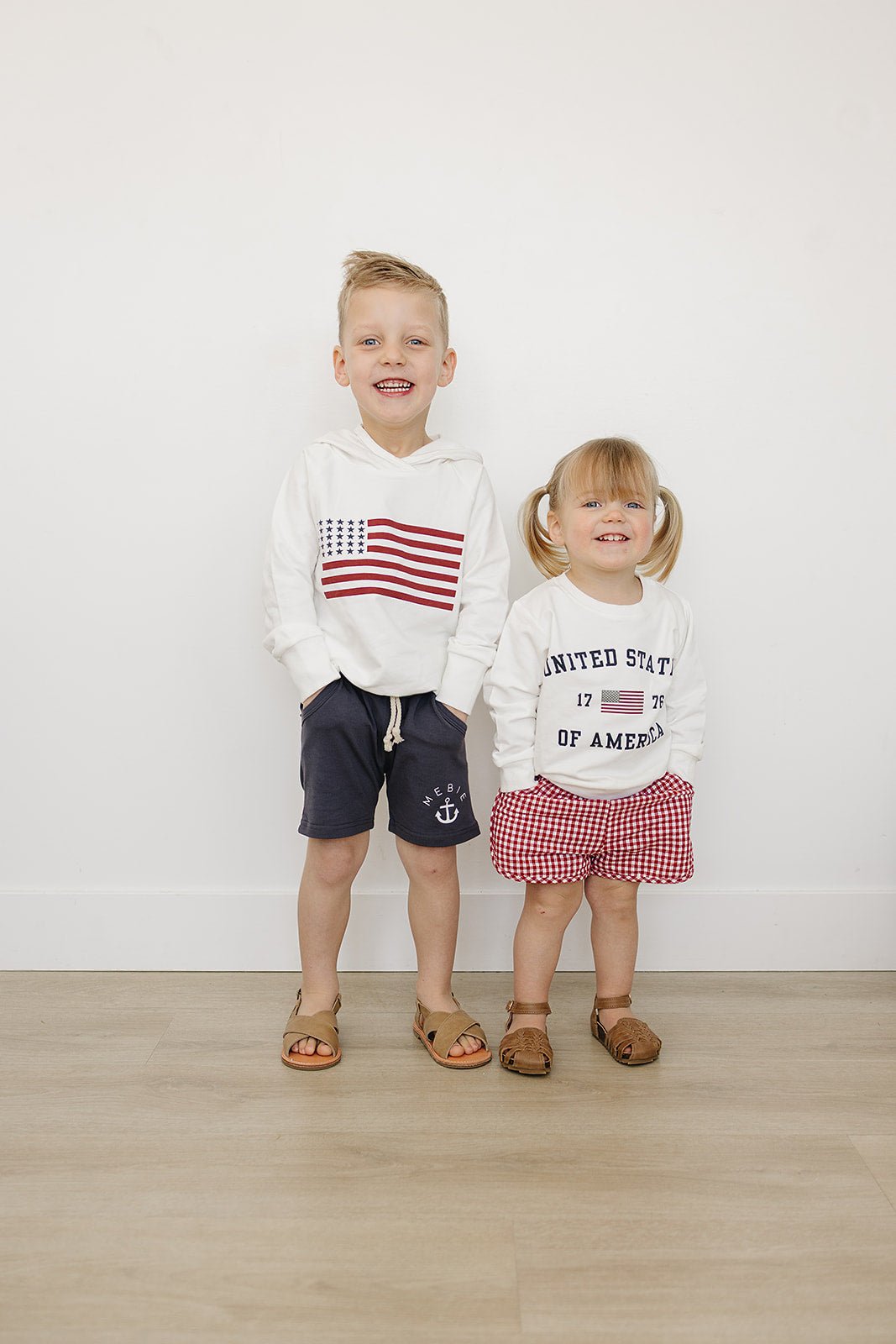 American Flag Hoodie - Blissfully Lavender BoutiqueMebie Baby