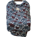 Americana Floral Ribbed Bamboo Multi - Use Cover - Blissfully Lavender BoutiqueMebie Baby