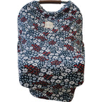 Americana Floral Ribbed Bamboo Multi - Use Cover - Blissfully Lavender BoutiqueMebie Baby
