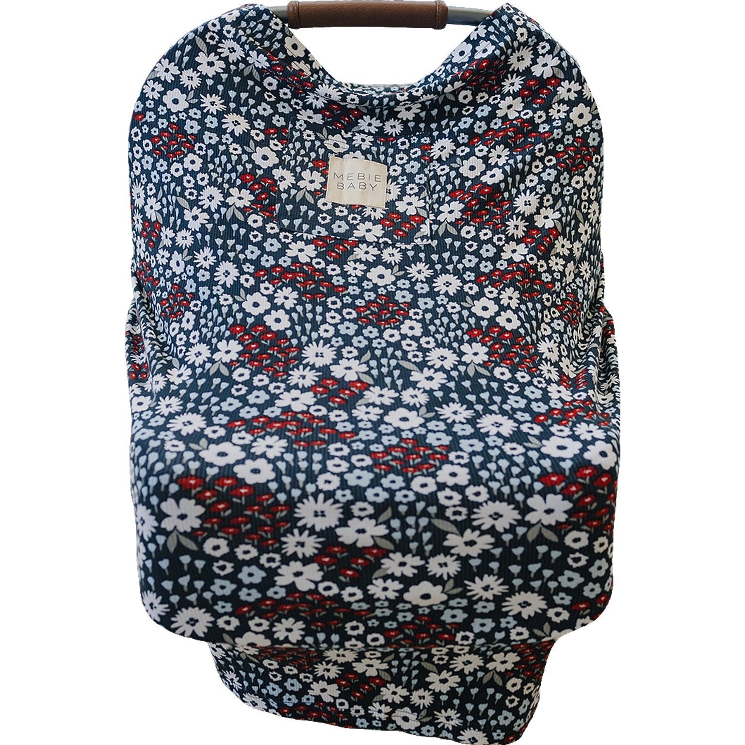 Americana Floral Ribbed Bamboo Multi - Use Cover - Blissfully Lavender BoutiqueMebie Baby