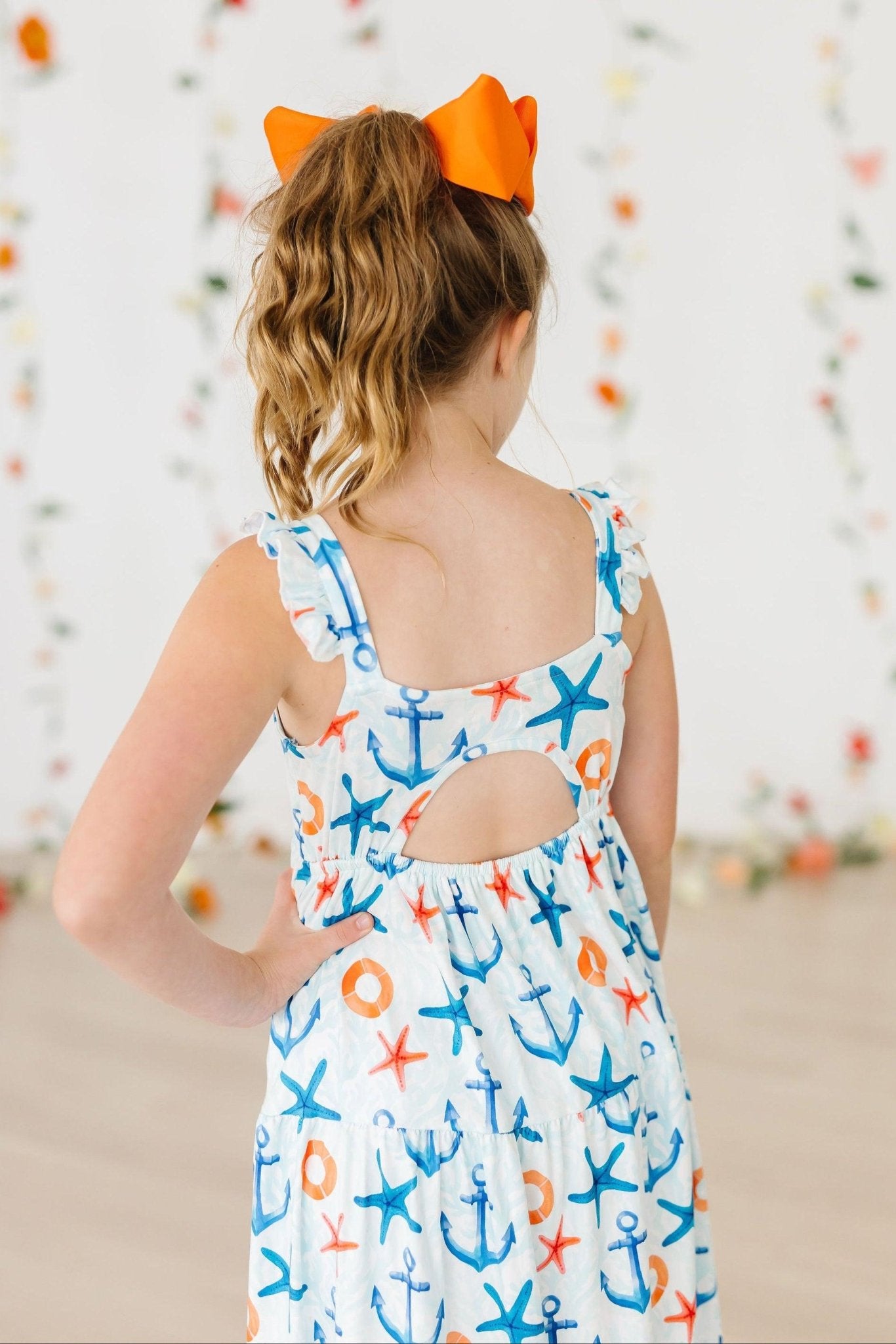 Anchors Away Ruffle Maxi Dress - Blissfully Lavender BoutiqueMila & Rose ®