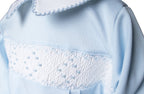 Baby Boy Lt.Blue Smocked Pima CottonDay Gown - Blissfully Lavender BoutiqueCuclie