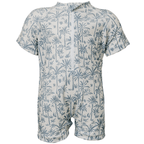 Baby Boy Palm Tree Zipper Swimsuit - Blissfully Lavender BoutiqueMebie Baby