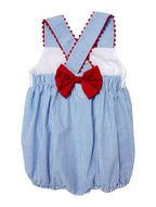 Baby Girl American Flag Romper - Blissfully Lavender BoutiqueMarco and Lizzy