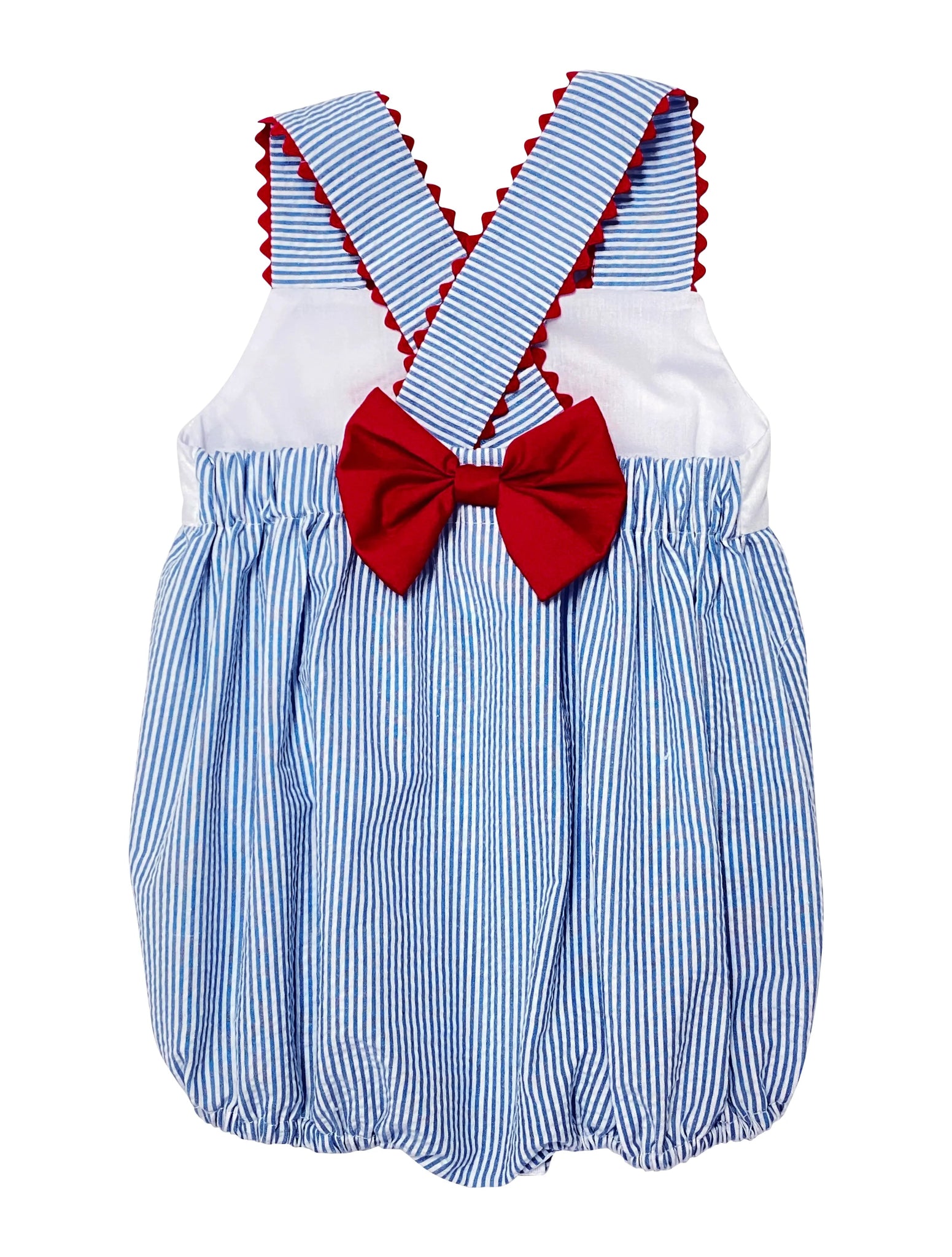 Baby Girl American Flag Romper - Blissfully Lavender BoutiqueMarco and Lizzy