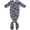 Baby Girl Americana Floral Bamboo Knot Gown - Blissfully Lavender BoutiqueMebie Baby