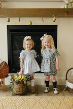 Baby Girl Blue Bunny Bloomer Set - Blissfully Lavender BoutiqueMebie Baby