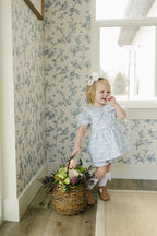 Baby Girl Blue Bunny Bloomer Set - Blissfully Lavender BoutiqueMebie Baby