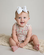 Baby Girl Mila Sleeveless Bubble Romper - Blissfully Lavender BoutiqueCuclie