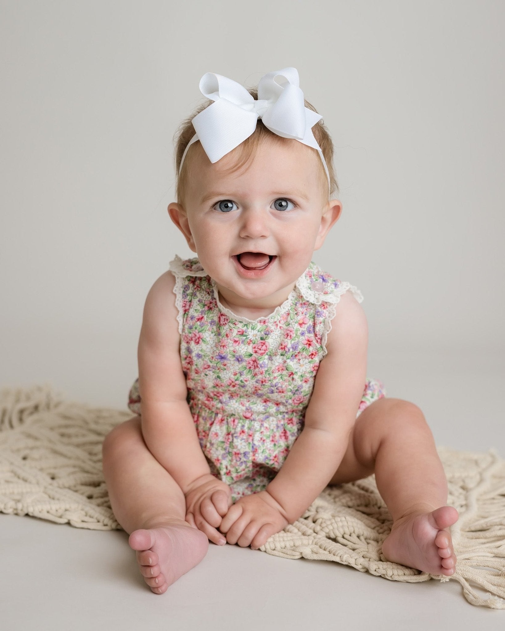 Baby Girl Mila Sleeveless Bubble Romper - Blissfully Lavender BoutiqueCuclie