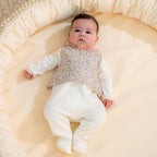 Baby Girl Organic Cotton Footie - Blissfully Lavender BoutiqueBebe Sweeny
