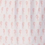 Baby Girl Seahorse Pima Cotton Angel Sleeve Romper - Blissfully Lavender BoutiqueFeather Baby