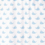 Baby Girl Whale Spouts Angel - Sleeve Pima Cotton Romper - Blissfully Lavender BoutiqueFeather Baby