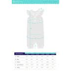 Baby Girl Whale Spouts Angel - Sleeve Pima Cotton Romper - Blissfully Lavender BoutiqueFeather Baby