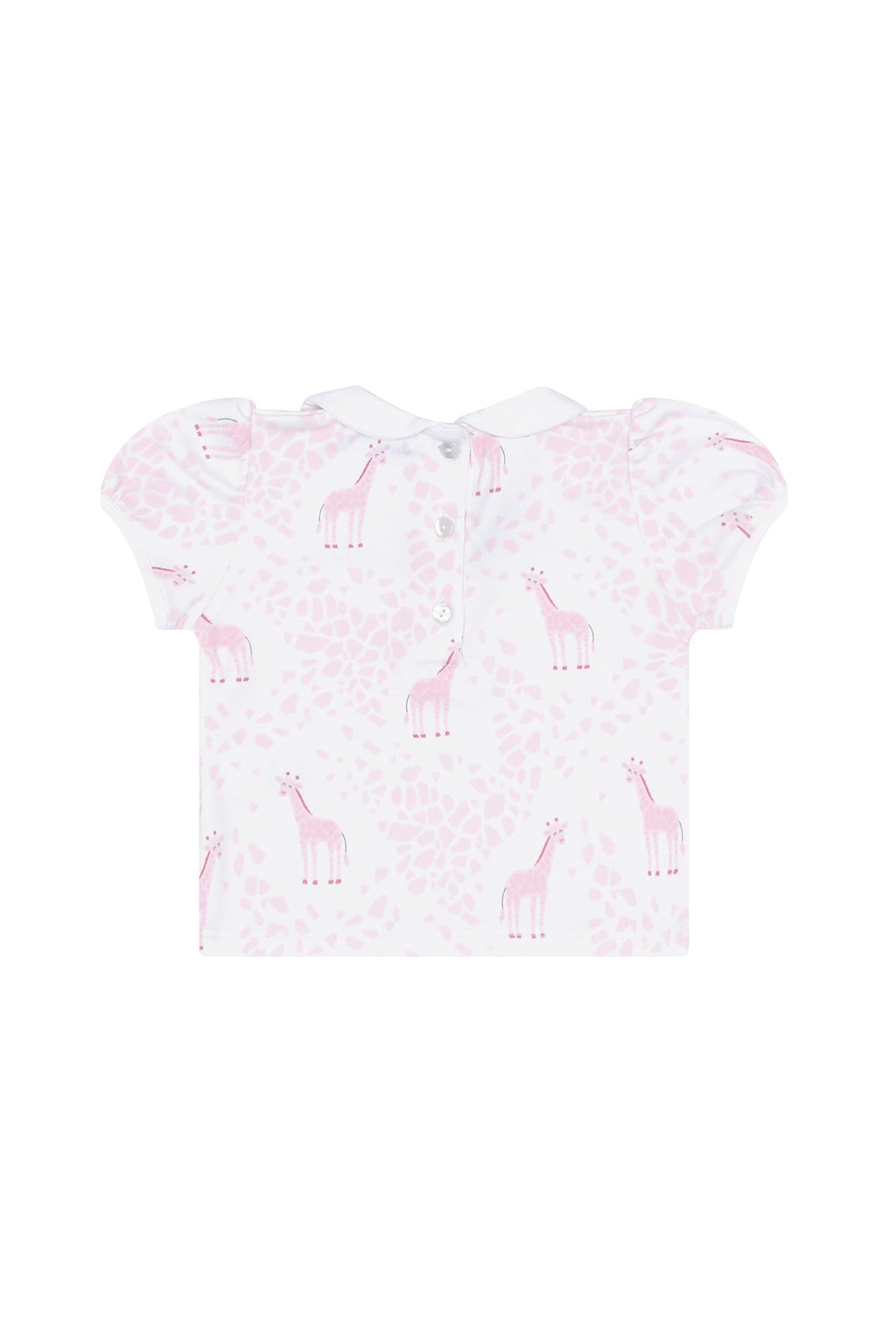 Baby GirlPink Giraffe Print Diaper Cover Set - Blissfully Lavender BoutiqueNella Pima