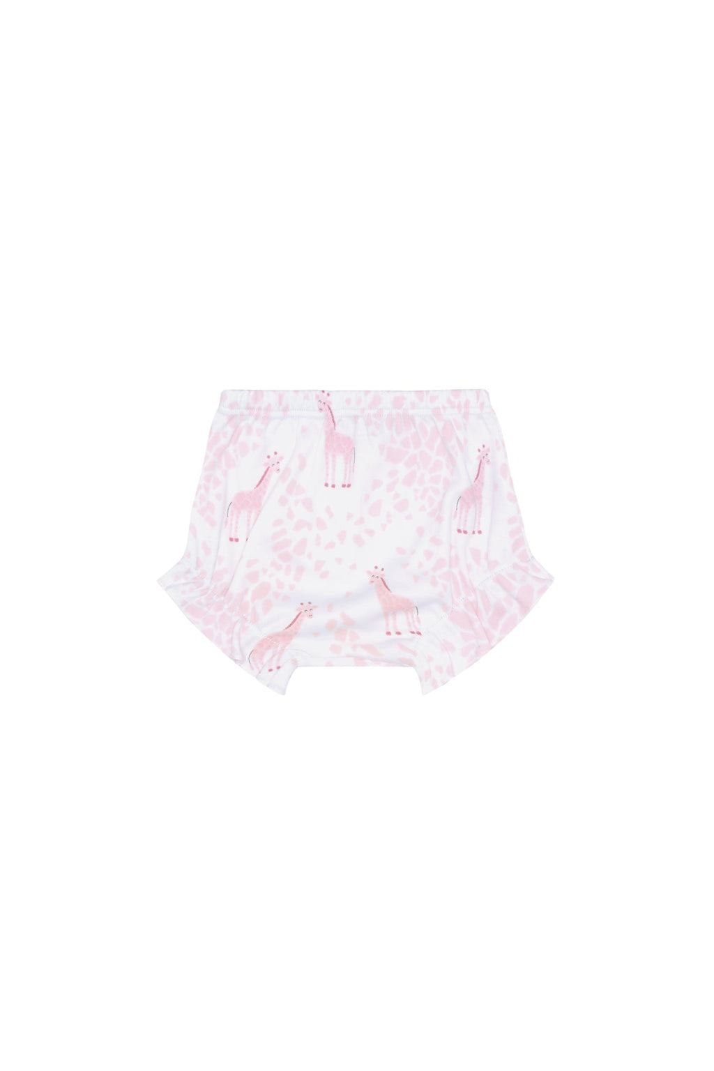 Baby GirlPink Giraffe Print Diaper Cover Set - Blissfully Lavender BoutiqueNella Pima