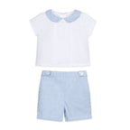 Baby Peter Pan Shirt and Short Set - Blissfully Lavender BoutiqueHope & Henry