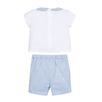 Baby Peter Pan Shirt and Short Set - Blissfully Lavender BoutiqueHope & Henry