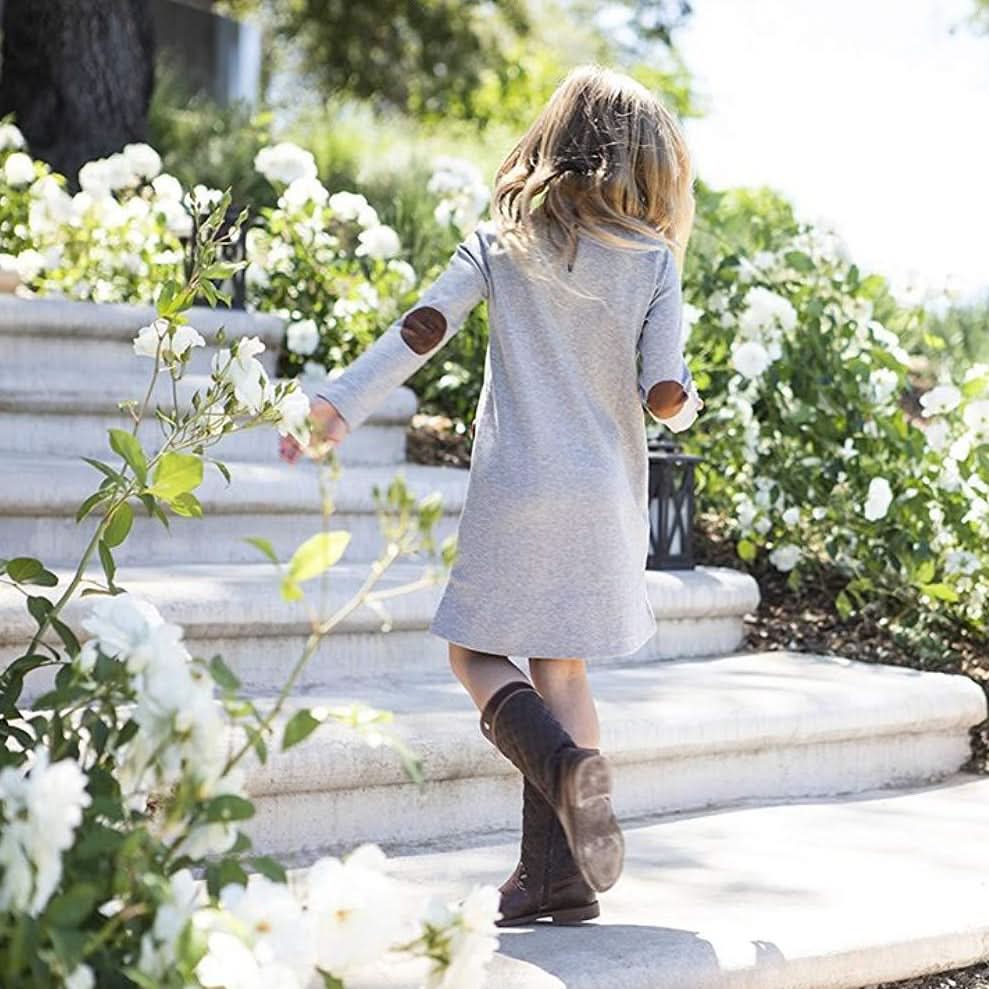 Baby Quilted Ponte Riding Dress - Blissfully Lavender BoutiqueHope & Henry