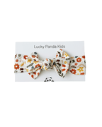 Baby Girl Fall Flowers Bamboo Headband