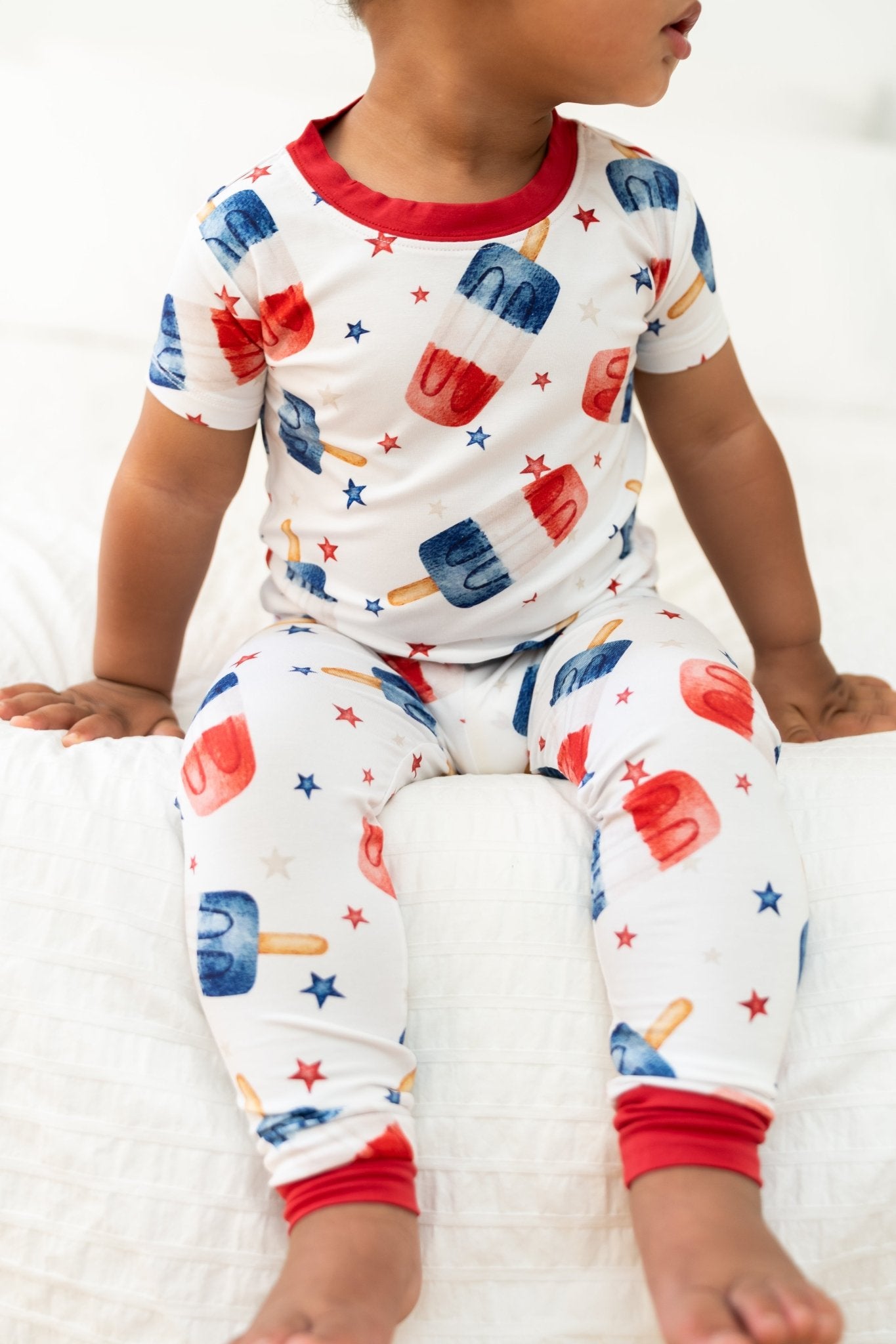Bamboo Short - Sleeve Pajama Set - Blissfully Lavender BoutiqueHugga Babies