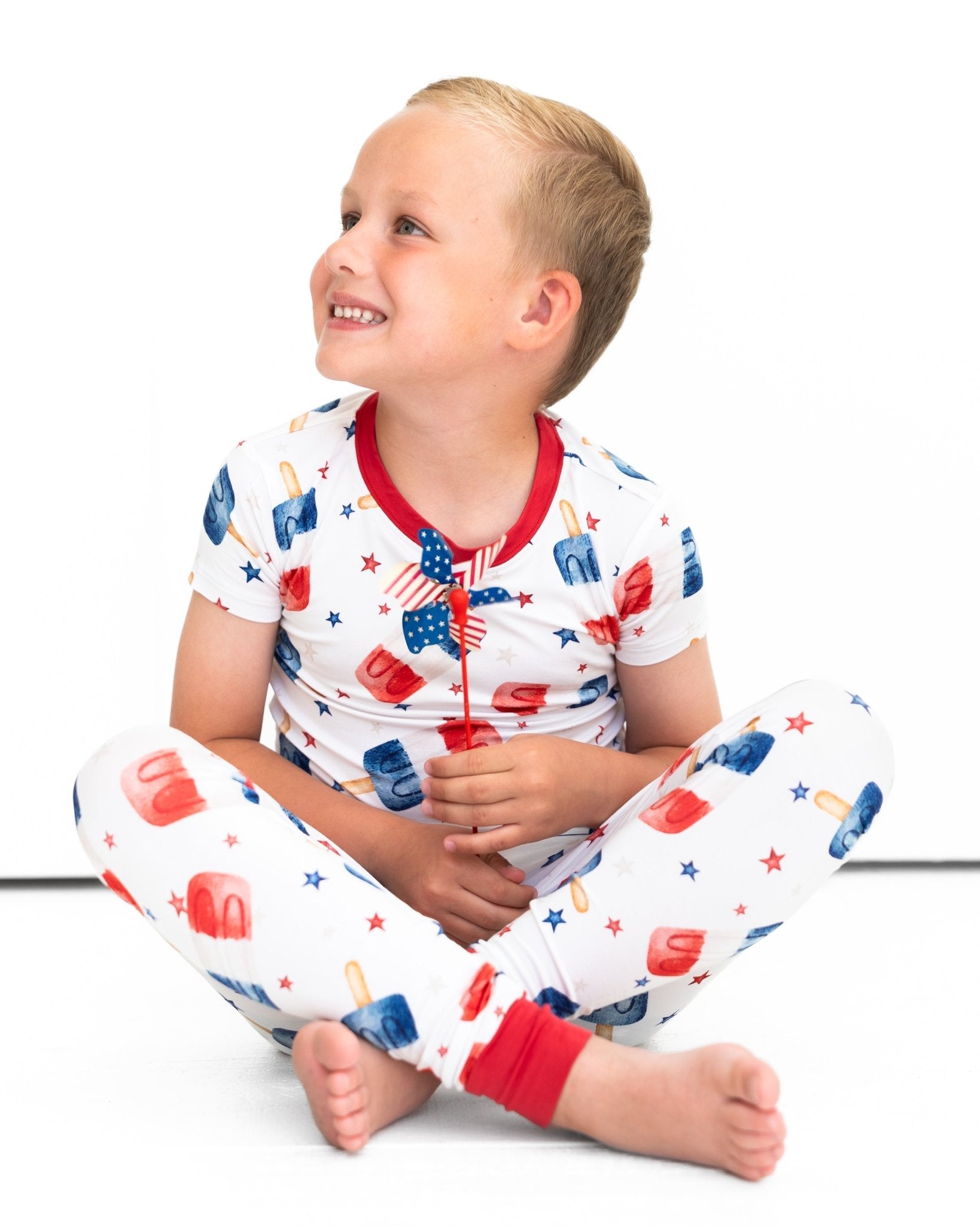 Bamboo Short - Sleeve Pajama Set - Blissfully Lavender BoutiqueHugga Babies