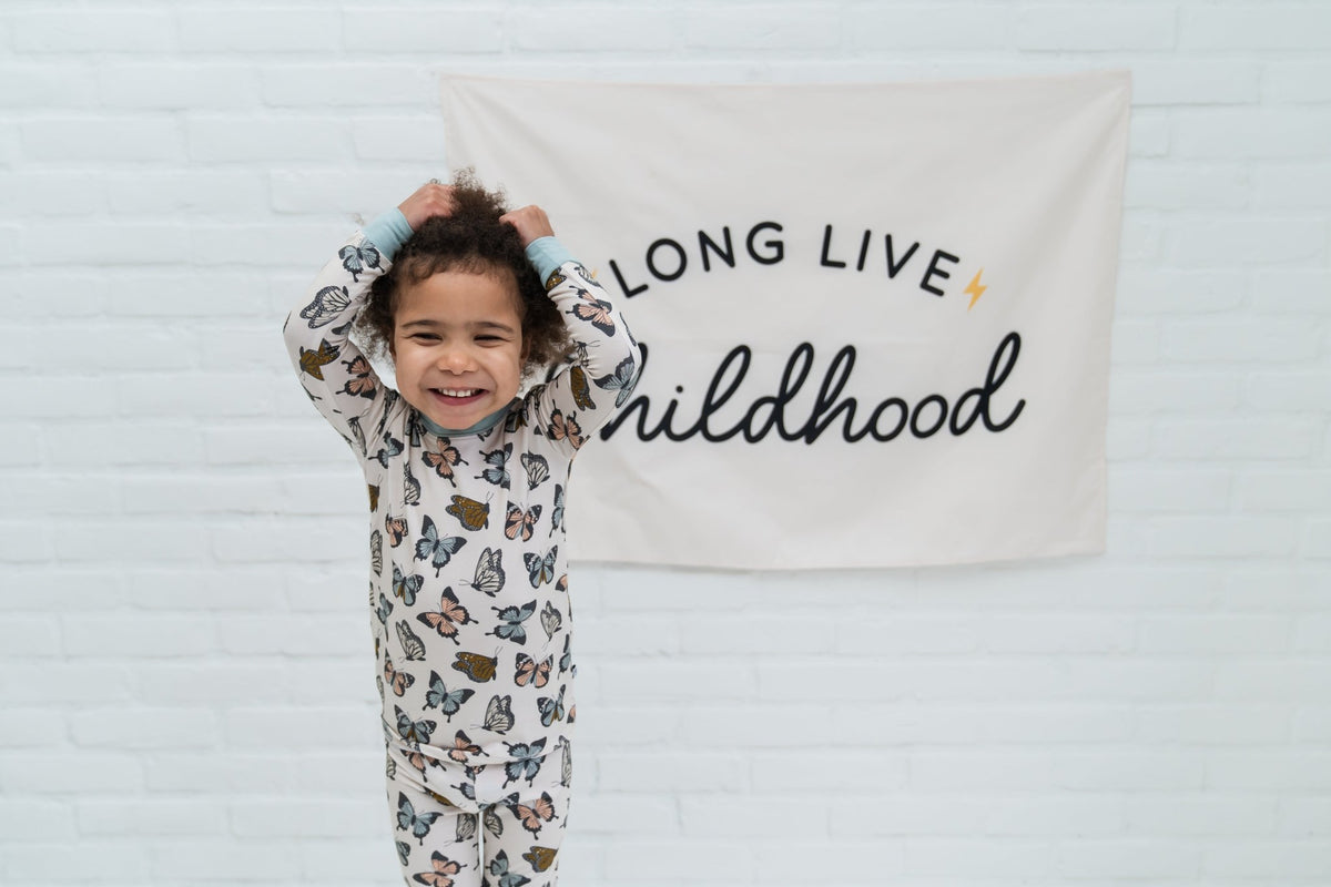 Bamboo Two - Piece Pajama Set - Blissfully Lavender BoutiqueHugga Babies