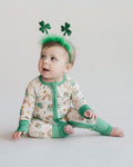 Baby Bamboo Zip Romper | St. Patrick's