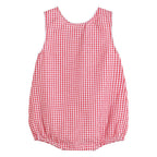 Basic Red Gingham Bubble Romper - Blissfully Lavender BoutiqueLil Cactus