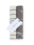 Bay Stripe + Grass Burp Cloth (2 - pack) - Blissfully Lavender BoutiqueColored Organics